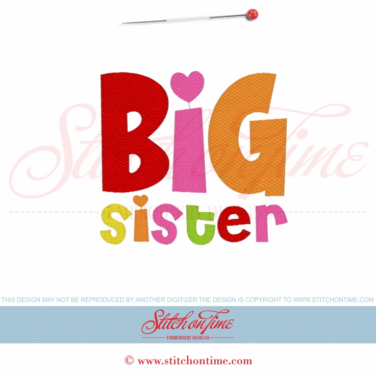 6038 Sayings : Big Sister 5x7