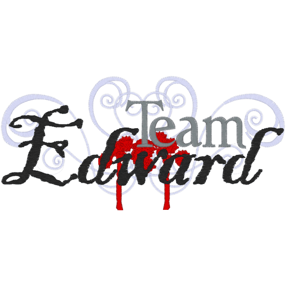 Sayings (A604) Team Edward 6x10