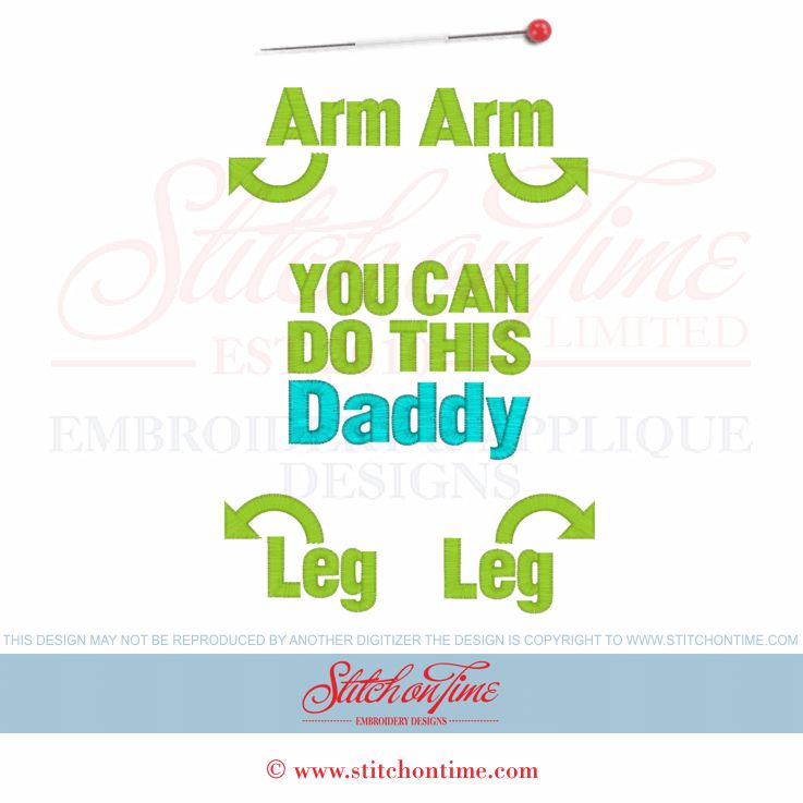6206 Sayings : You Can Do This Daddy 5x7