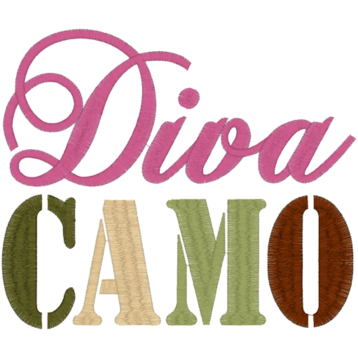 Sayings (A626) Camo Diva 5x7