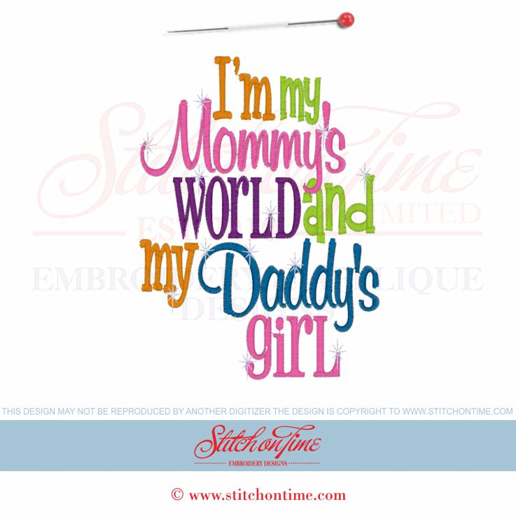 6256 Sayings : I'm My Mommy's World 5x7