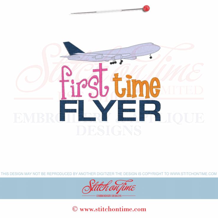 6258 Sayings : First Time Flyer 5x7
