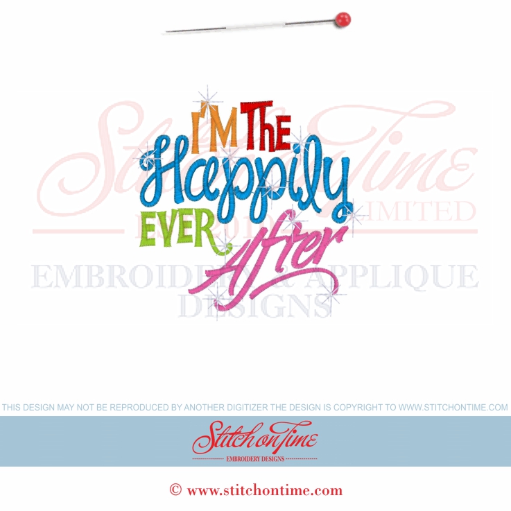 6362 Sayings : I'm The Happily Ever After 5x7