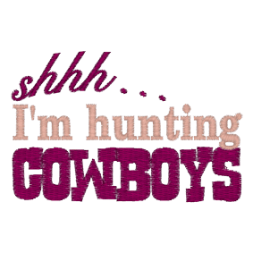 Sayings (A653) Hunting Cowboys 4x4