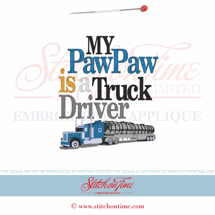 6590 Sayings : Truck Driver 5x7