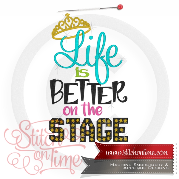 6701 Sayings : Life Is Better On The Stage 3 Hoop Sizes I