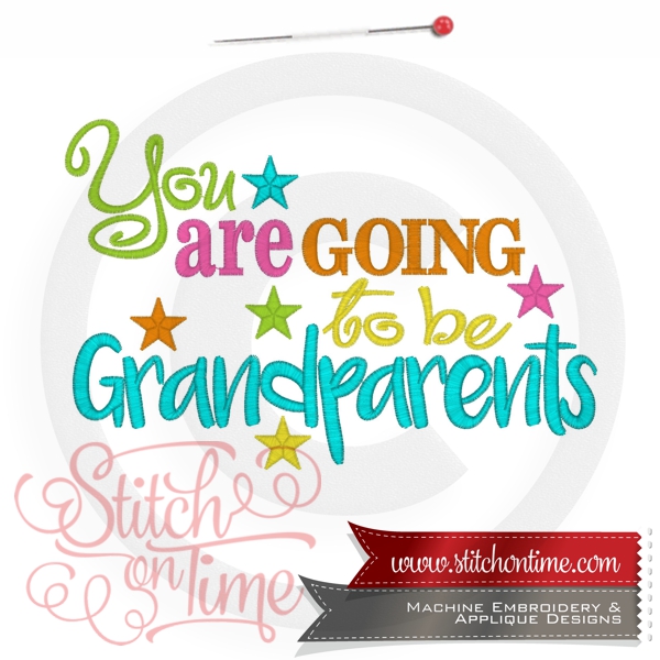 6717 Sayings : Going To Be Grandparents 5x7