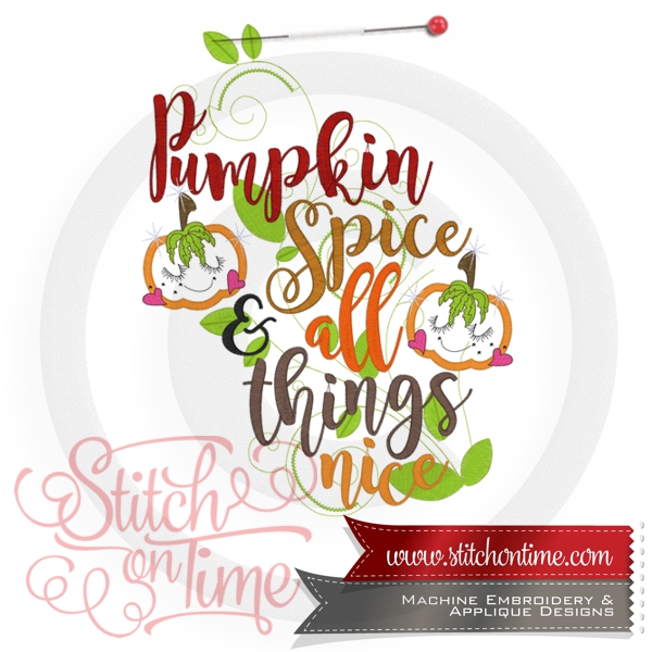 6758 Sayings : Pumpkin Spice Applique