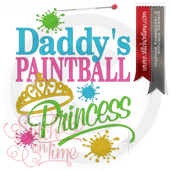 6809 Sayings : Daddy's Paintball Princess