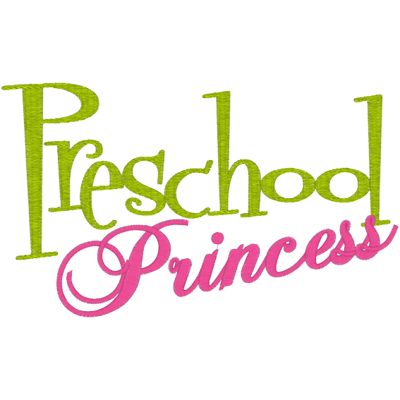 Sayings (A690) Preschool Princess 4x4