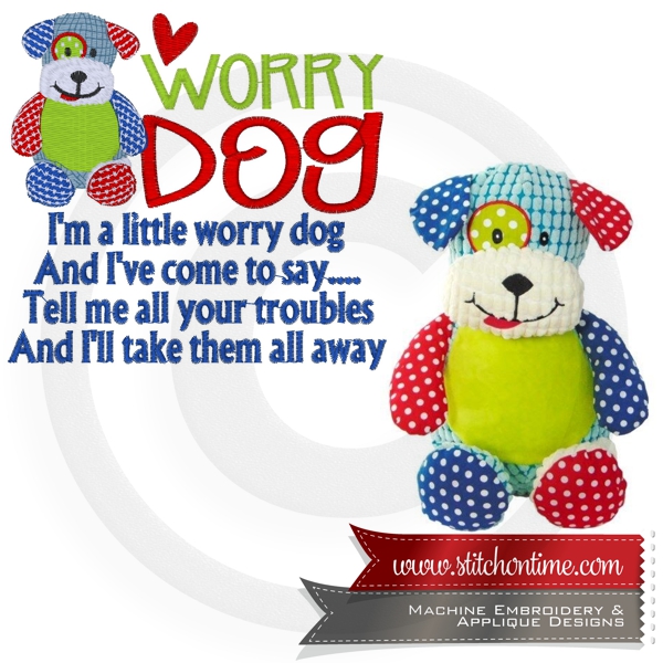 7039 Sayings : Worry Dog featuring Cubbies Barkley