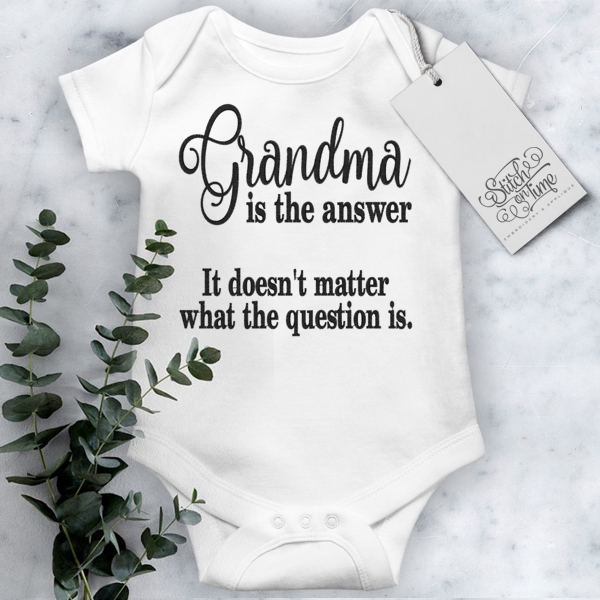 7066 Sayings : Grandma Is The Answer