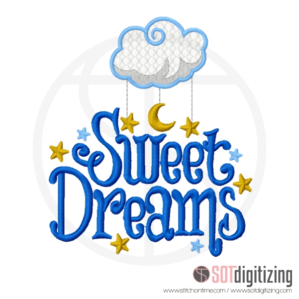 7224 SAYINGS : Sweet Dreams with Cloud, Moon and Stars