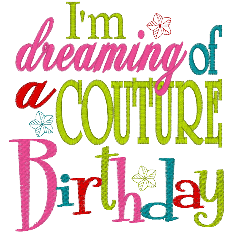 Sayings (A826) Couture Birthday 6x10