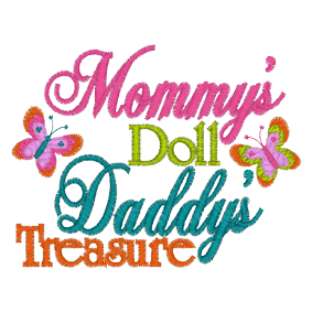 Sayings (A915) Mommys Doll 4x4