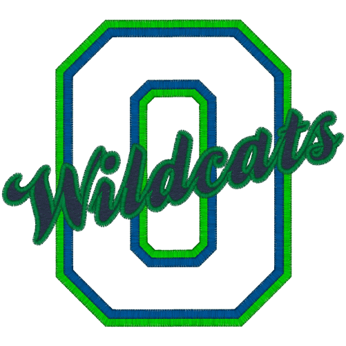 Sayings (A947) O Wildcats Applique 6x10