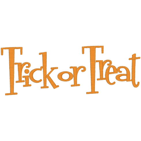 Sayings (A967) Trick or Treat 5x7