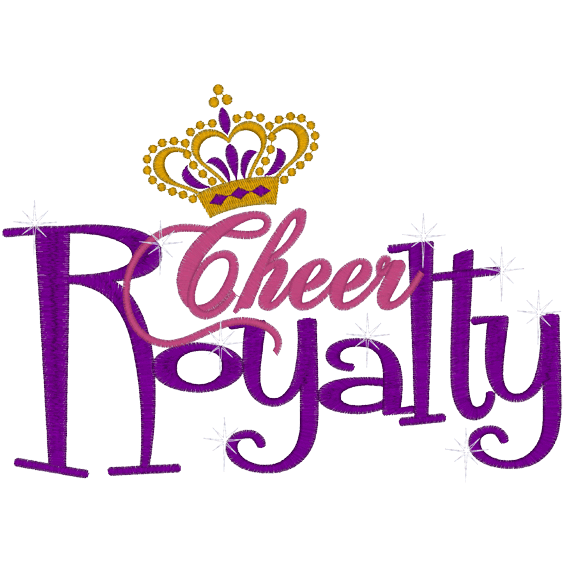 Sayings (A973) Cheer Royalty 4x4