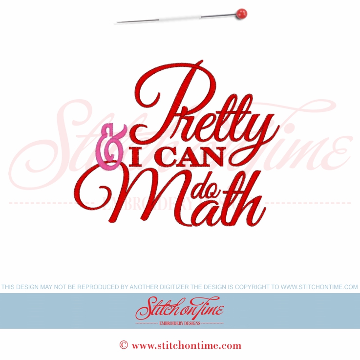 47 School : Pretty & I Can Do Math 5x7