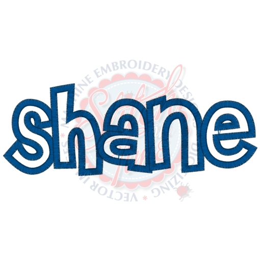 Names (1) Shane Applique 5x7