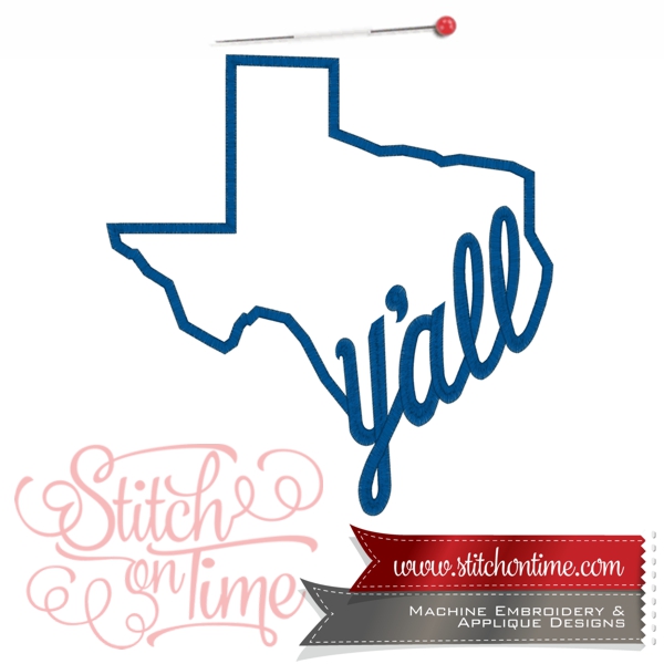 13 States : Texas Applique 4 Hoop Sizes Inc.