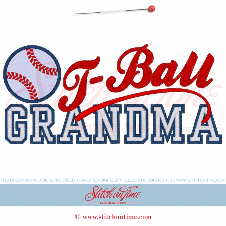 17 T-Ball : T-Ball Grandma 6x10