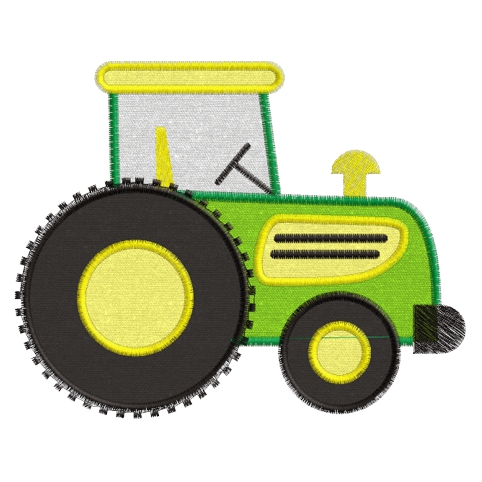 Tractors (A20) Applique 5x7