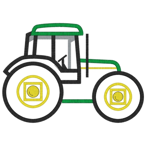 Tractors (47) Applique 5x7