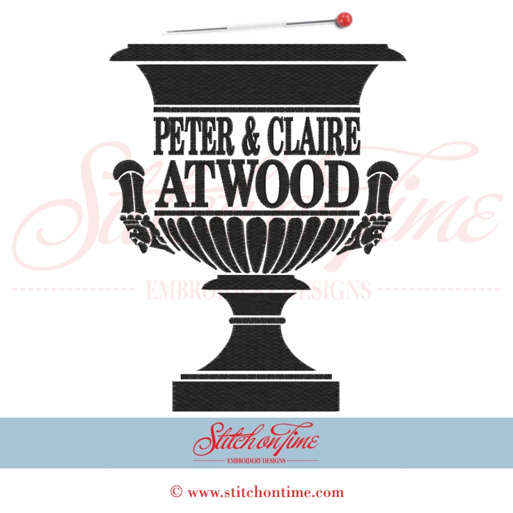 1 Urn Monogram : Made To Order With Name 6x10