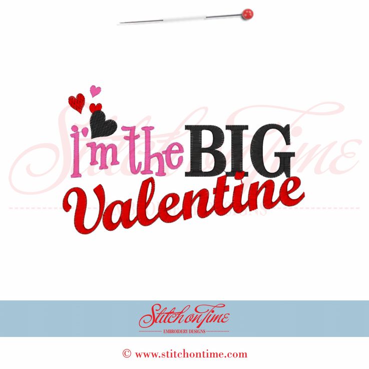 337 Valentine : I'm The Big Valentine 5x7