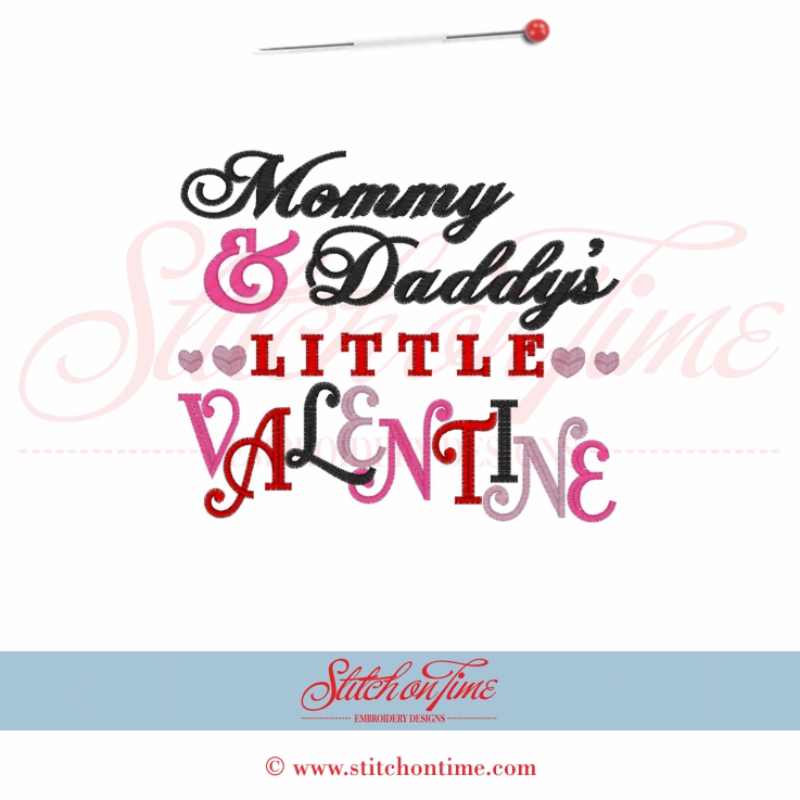 353 Valentine : Mommy & Daddy's Little Valentine 5x7