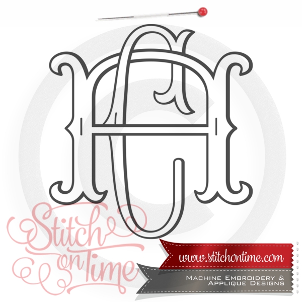 24 Vectors : Stacked Monogram Made To Order