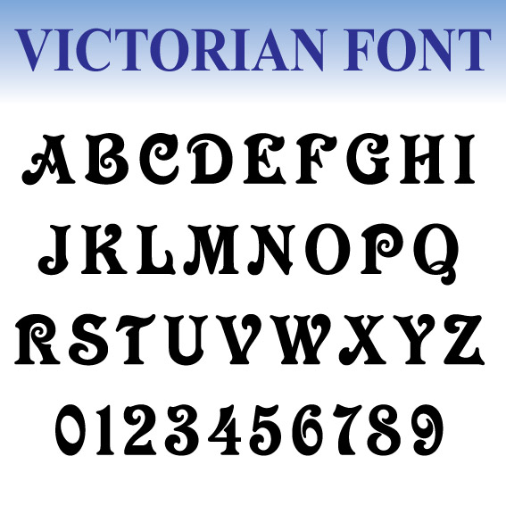 Fonts (A1) Victorian Applique 4x4 5x7 6x10