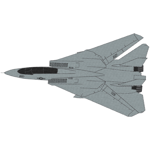 War (A64) F-14 Plane 5x7