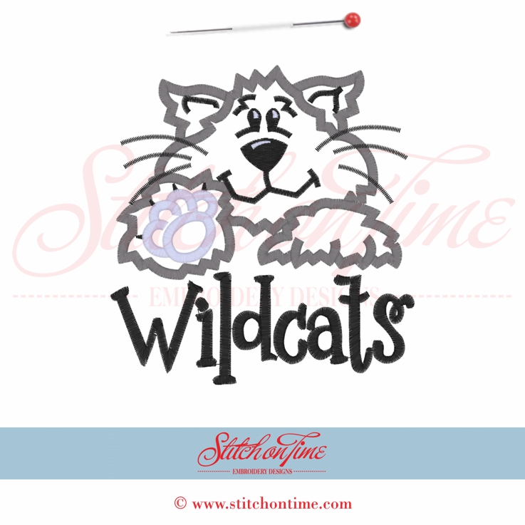 18 Wildcat : Wildcats Applique 6x10