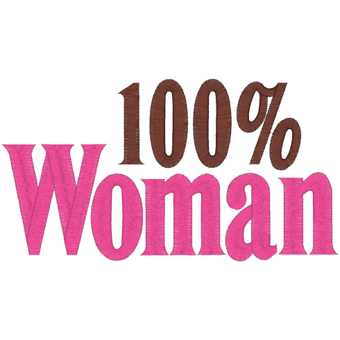 Woman (A2) 100% Woman 5x7