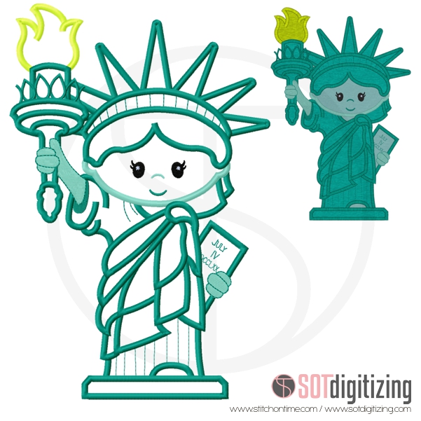 1 4th July : Statue of Liberty