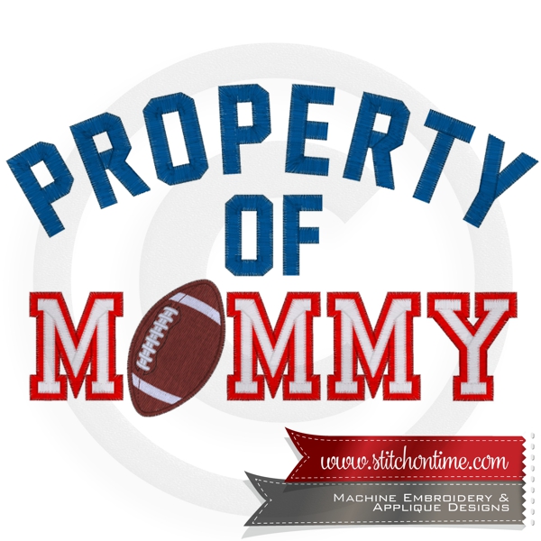 125 American Football : Property Of Mommy