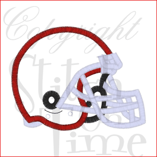 American Football (43) Helmet Applique 4x4