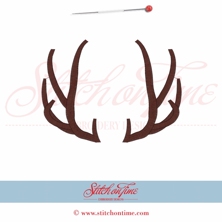 129 Animals : Deer Antlers 5x7