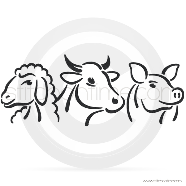 169 Animals : Cow, Pig, Sheep