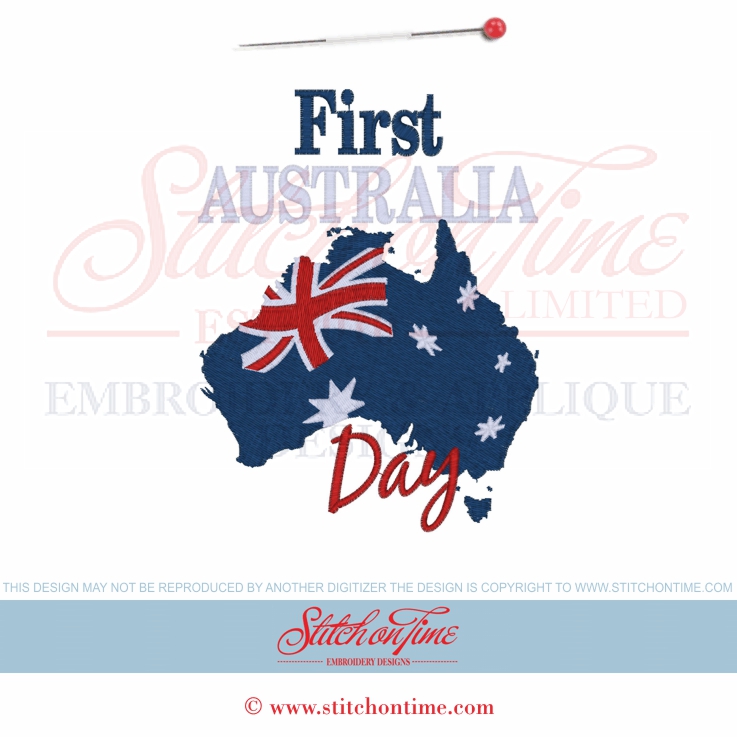 1 Australia : First Australia Day 2 sizes