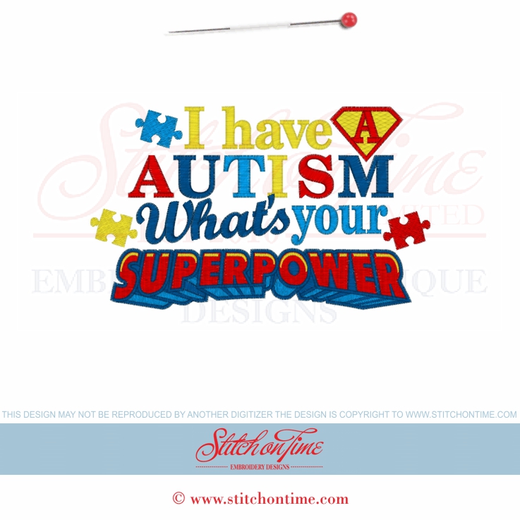 1 AUTISM : Autism Superpower 5x7