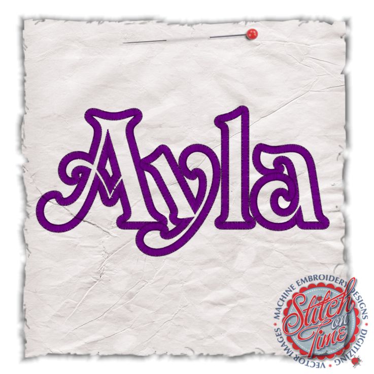 Names (1) Ayla Applique 5x7