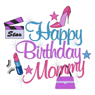 Birthday (15) Happy Birthday Mommy 5x7