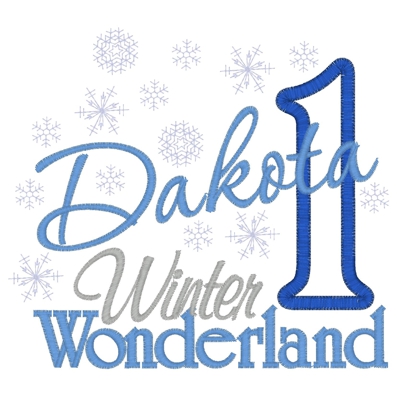 Birthday (65) ..1 Dakota Winter Wonderland Applique 5x7