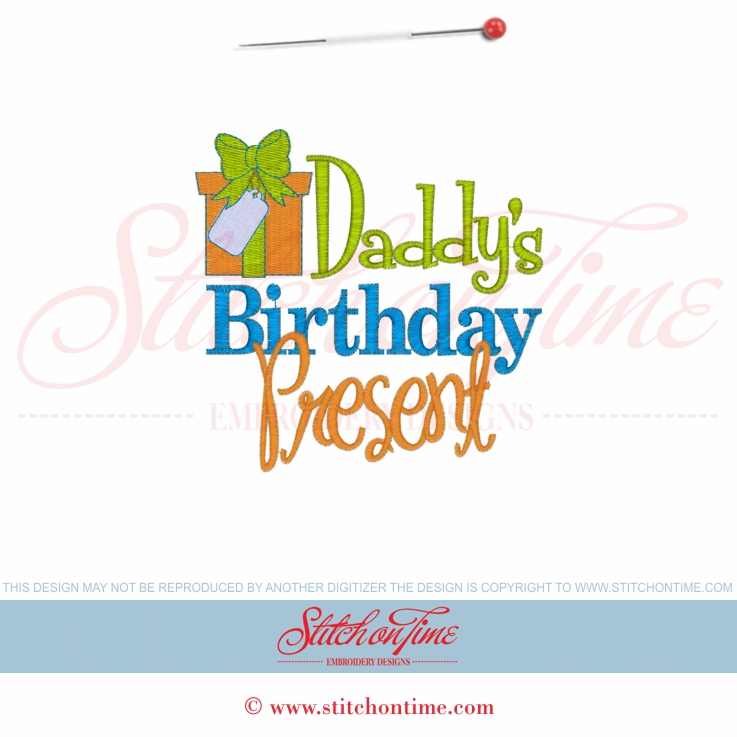 801 Birthday : Daddy's Birthday Present 5x7