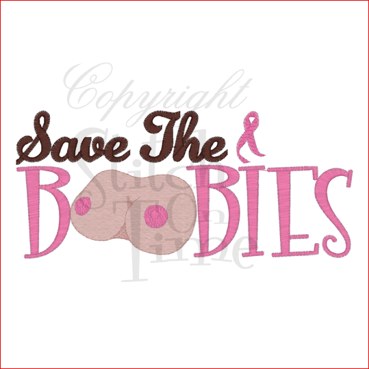 Boob (4) Save The Boobies 5x7