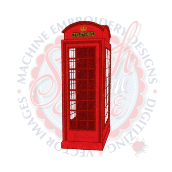 British (13) Phone Box 4x4