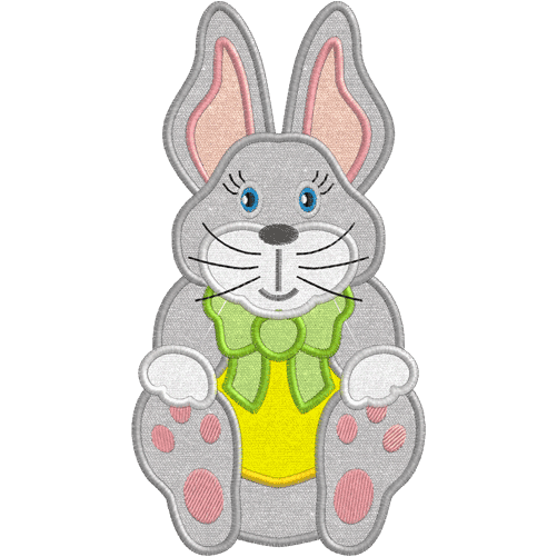 Bunnies (A26) Bunny Rabbit Applique 5x7